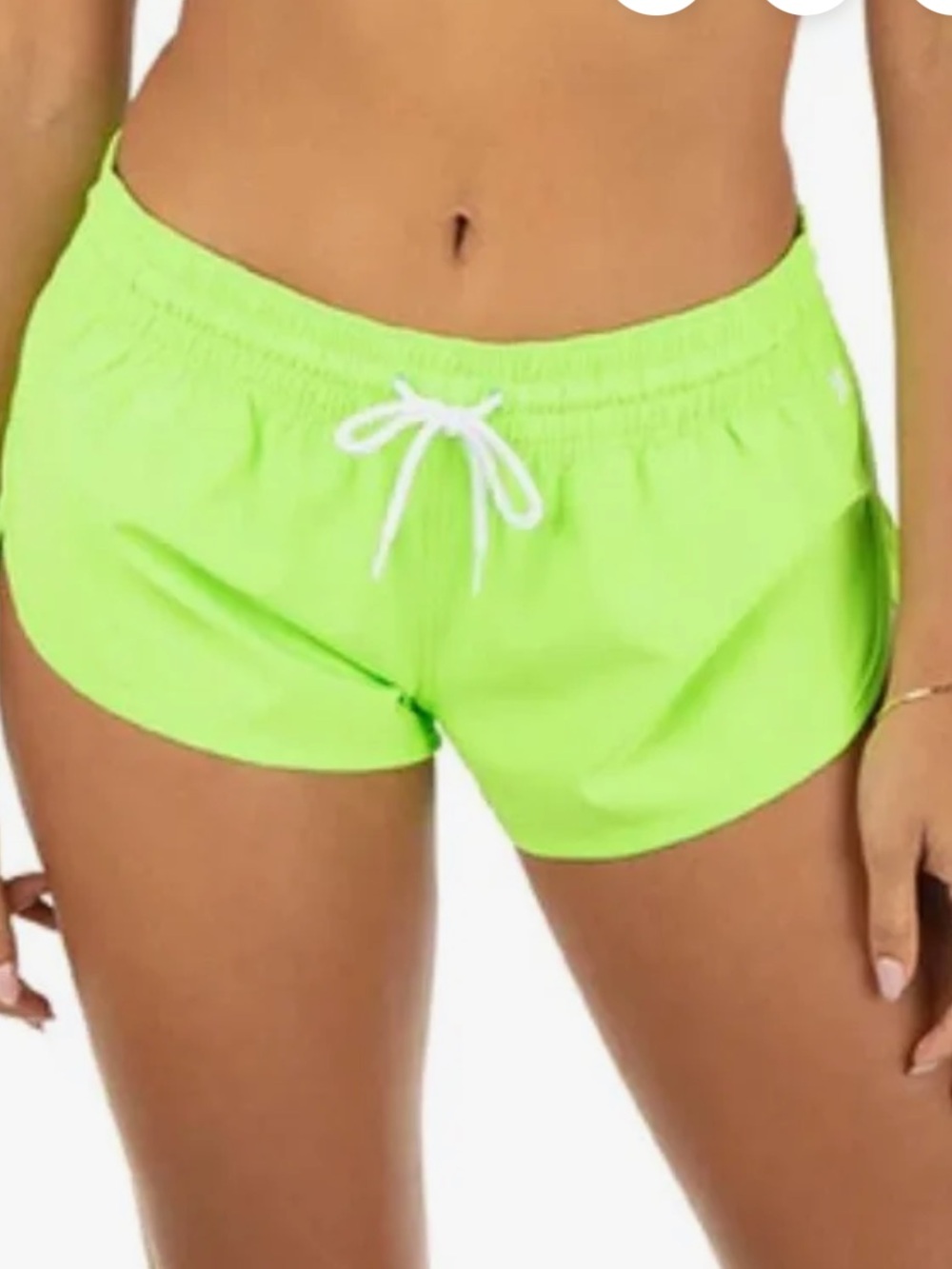 Hurley Neon Green Women's Swim Shorts